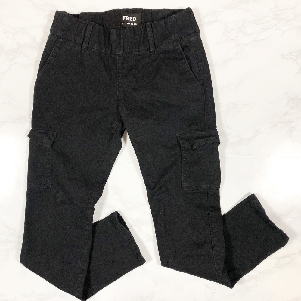 Fred Women's Black Cargo Pants